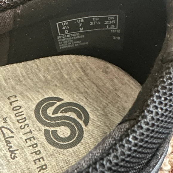 CLARKS Cloudsteppers Women’s Sillian Bella Mary Jane Flats - size 7 - Picture 3 of 5